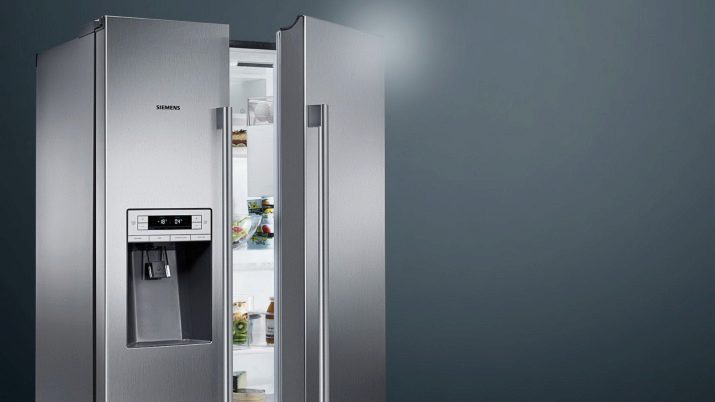 двухдверный холодильник с ледогенератором