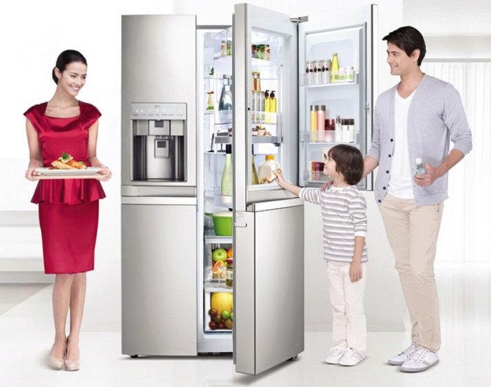 холодильник шарп широкий бежевый